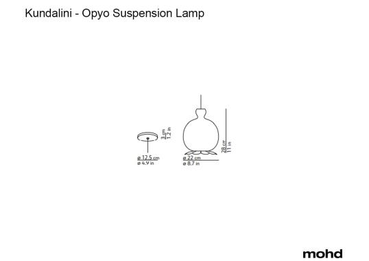 Подвесной светильник модель OpyoSuspensionLamp от фабрики KDLN