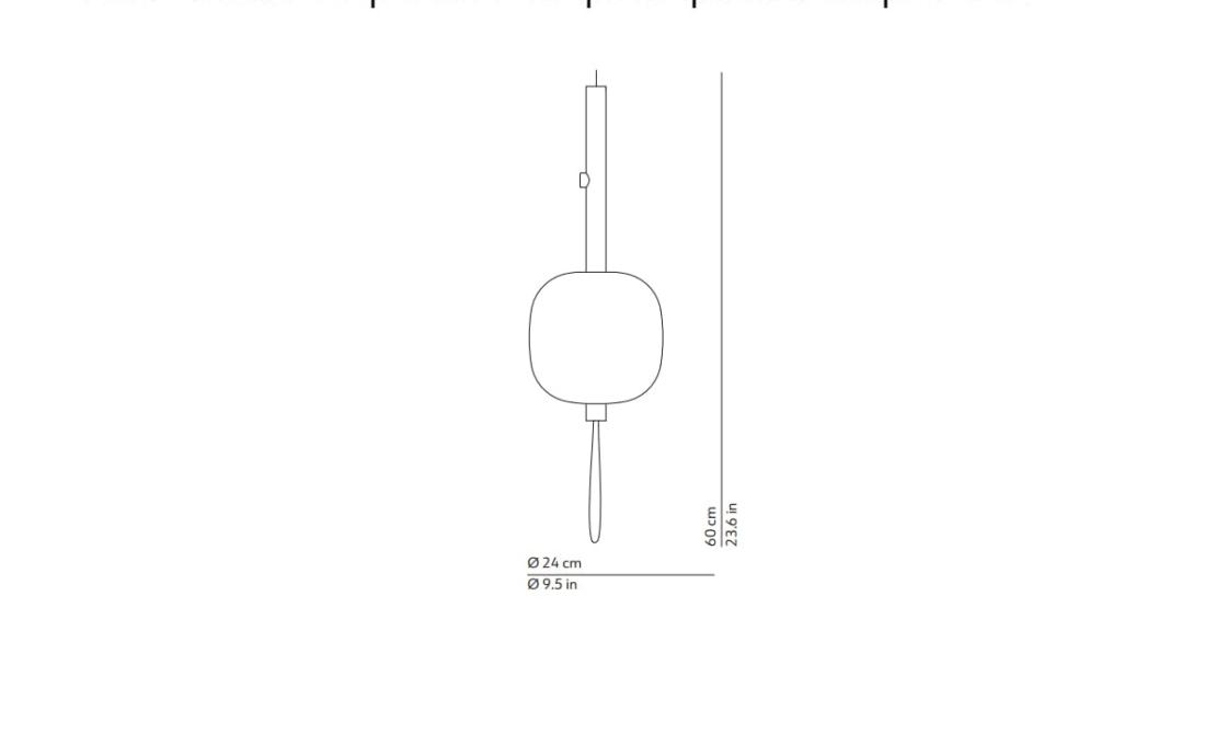Подвесной светильник модель Motus Suspension Lamp от фабрики KDLN