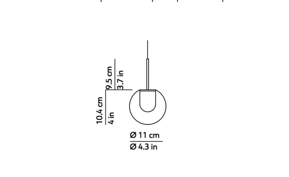 Подвесной светильник модель Dew Suspension Lamp от фабрики KDLN