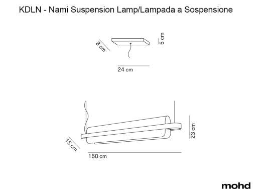 Подвесной светильник Nami Suspension Lamp от KDLN image 6