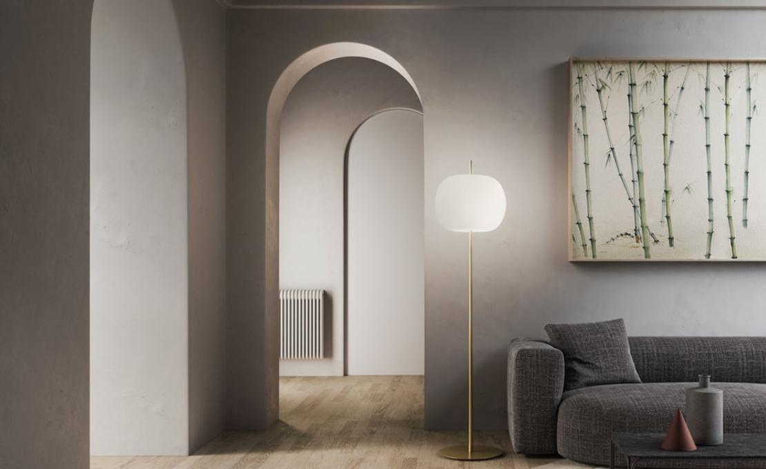 Торшер модель Kushi XL Floor Lamp от фабрики KDLN