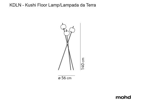 Торшер модель Kushi Lampada da Terra от фабрики KDLN