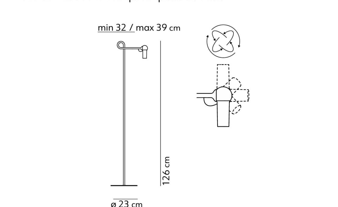 Торшер модель Bird Floor Lamp от фабрики KDLN