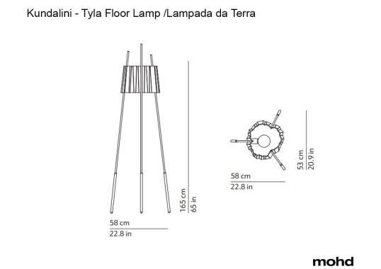 Торшер модель Tyla Floor Lamp от фабрики KDLN