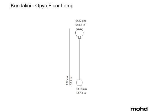 Торшер модель OpyoFloorLamp от фабрики KDLN