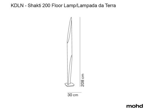 Торшер модель Shakti Terra 200 от фабрики KDLN