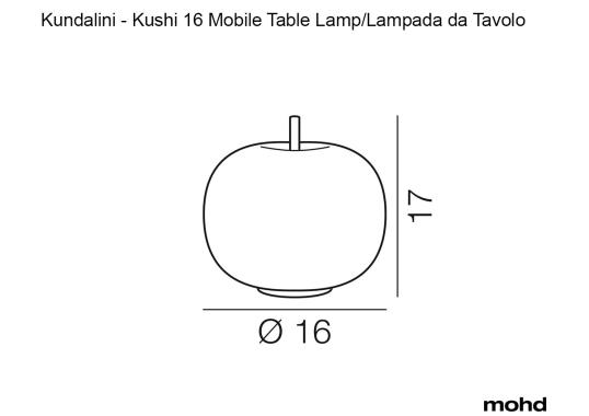 Настольная лампа модель Kushi 16 Mobile Table Lamp от фабрики KDLN
