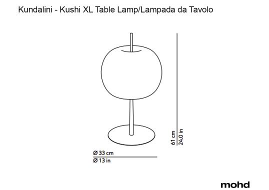 Настольная лампа Kushi XL Table Lamp от KDLN image 5