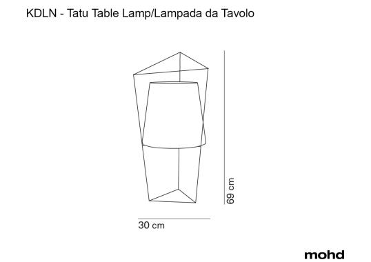 Настольная лампа модель Tatu Lampada da Tavolo-1 от фабрики KDLN