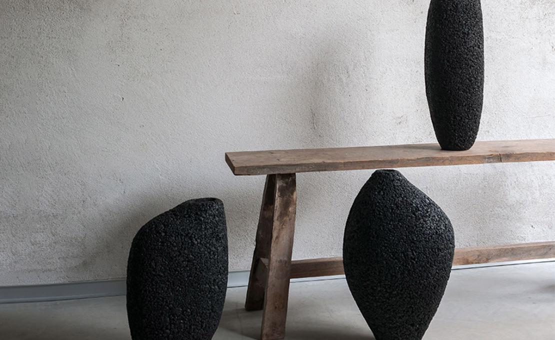 Ваза модель Mantiqueira Vases Collection - Black от фабрики Tacchini