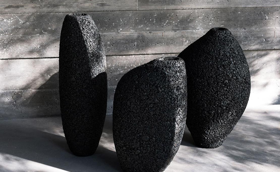 Ваза модель Mantiqueira Vases Collection - Black от фабрики Tacchini