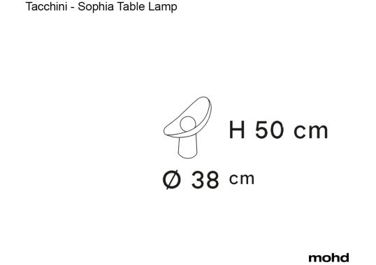 Настольная лампа Sophia Table Lamp от Tacchini image 5