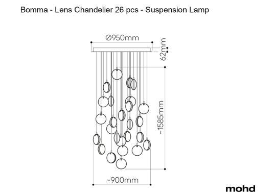 Люстра модель 789443 от фабрики Bomma