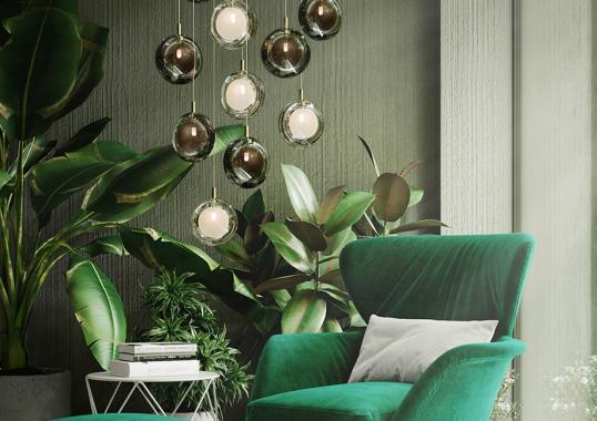 Подвесной светильник модель Lens Single Pendant - Suspension Lamp от фабрики Bomma
