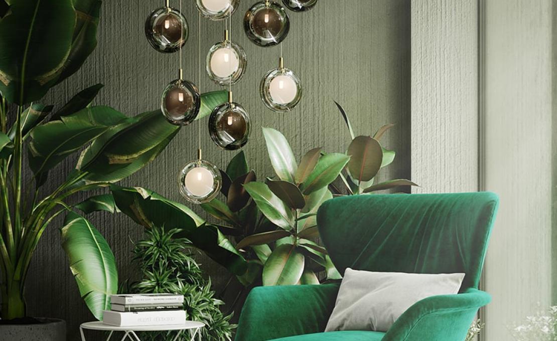 Подвесной светильник модель Lens Single Pendant - Suspension Lamp от фабрики Bomma
