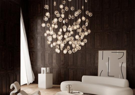 Подвесной светильник модель Lens Single Pendant - Suspension Lamp от фабрики Bomma