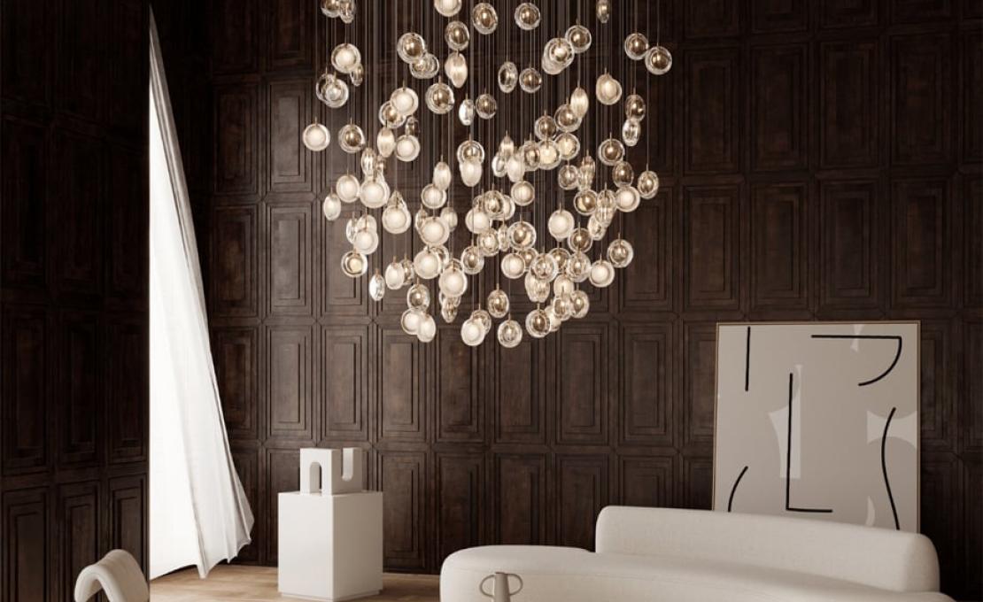 Подвесной светильник модель Lens Single Pendant - Suspension Lamp от фабрики Bomma