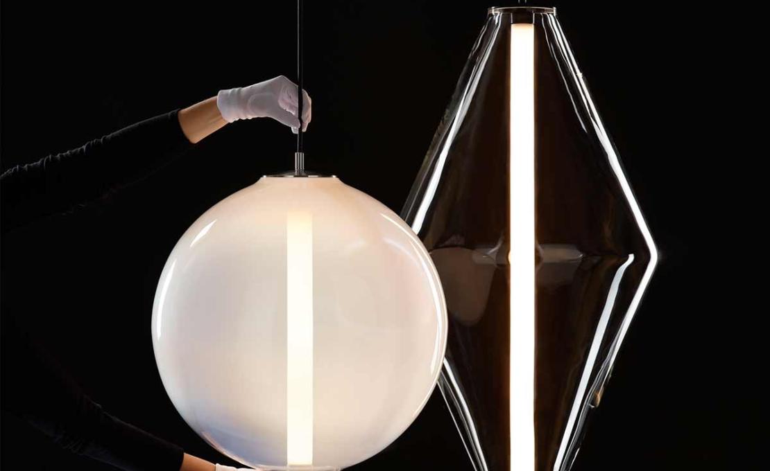 Подвесной светильник модель Buoy Collection Sphere Suspension Lamp от фабрики Bomma