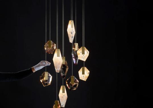 Подвесной светильник модель Fragments Long Suspension Lamp от фабрики Bomma