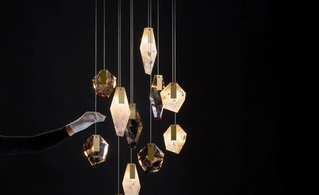 Подвесной светильник модель Fragments Long Suspension Lamp от фабрики Bomma
