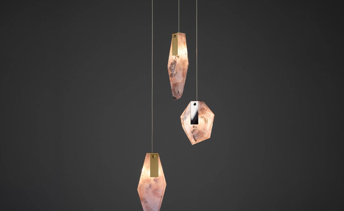 Подвесной светильник модель Fragments Long Suspension Lamp от фабрики Bomma
