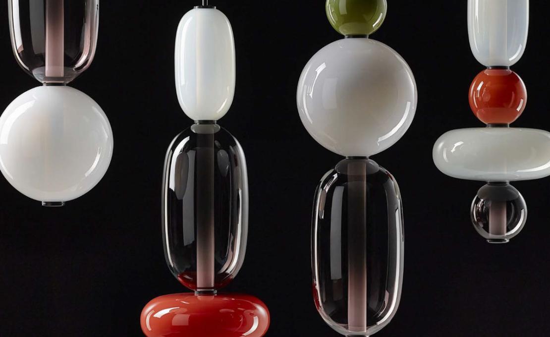 Настольная лампа модель Pebbles Collezione Lampade от фабрики Bomma