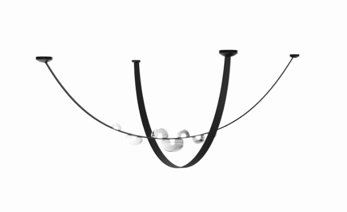 Подвесной светильник модель Dew Drops 2 Vegan Suspension Lamp от фабрики Bomma
