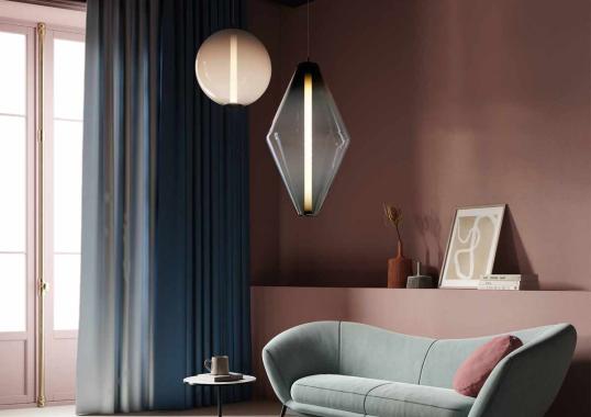 Подвесной светильник модель Buoy Collection Double Cone Suspension Lamp от фабрики Bomma