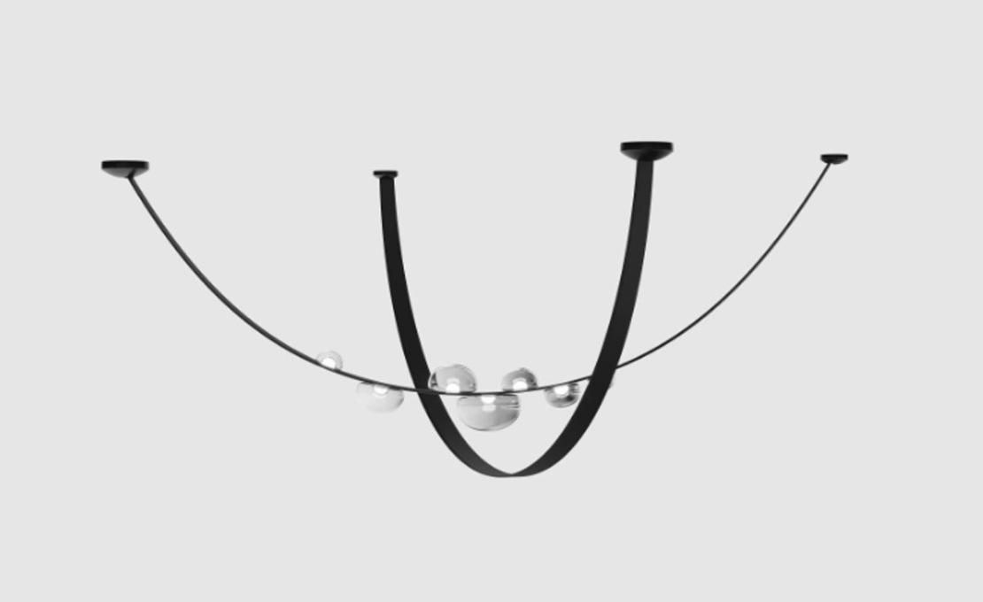 Подвесной светильник модель Dew Drops 2 Vegan Suspension Lamp от фабрики Bomma