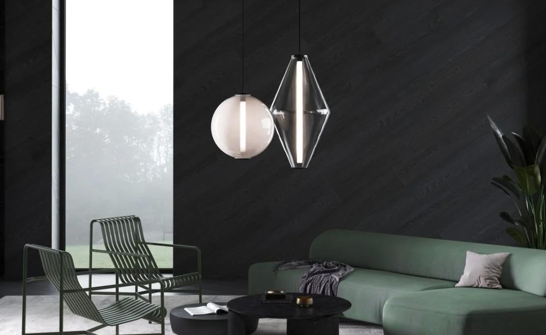 Подвесной светильник модель Buoy Collection Double Cone Suspension Lamp от фабрики Bomma