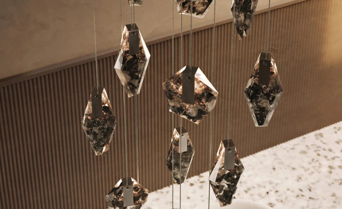 Подвесной светильник модель Fragments Short Suspension Lamp от фабрики Bomma