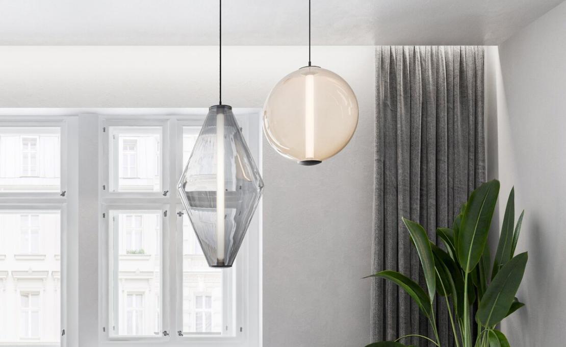 Подвесной светильник модель Buoy Collection Double Cone Suspension Lamp от фабрики Bomma