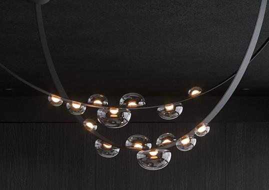 Подвесной светильник модель Dew Drops 2 Vegan Suspension Lamp от фабрики Bomma