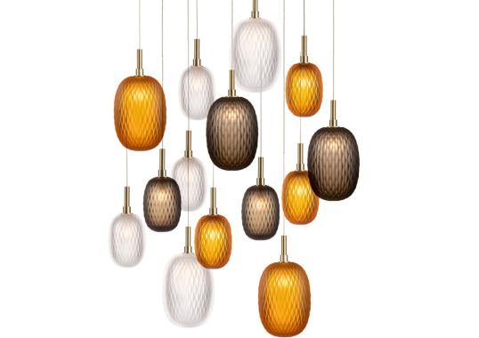 Подвесной светильник модель Metamorphosis Small Sharp Suspension Lamp от фабрики Bomma