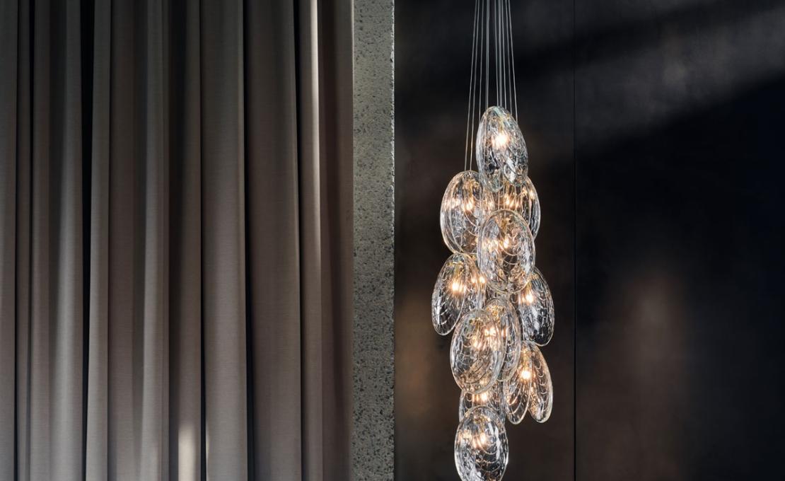 Подвесной светильник модель Mussels 12 Suspension Lamp от фабрики Bomma