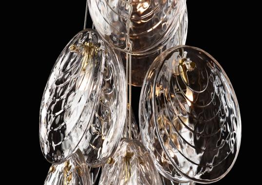 Подвесной светильник модель Mussels 12 Suspension Lamp от фабрики Bomma