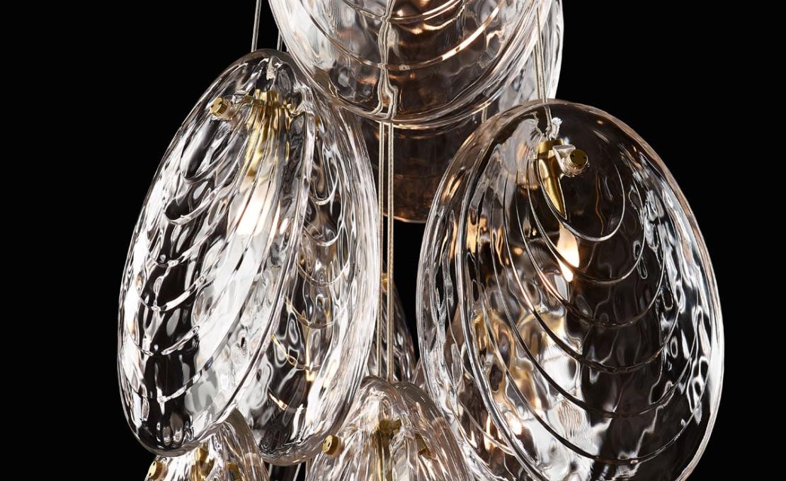 Подвесной светильник модель Mussels 12 Suspension Lamp от фабрики Bomma