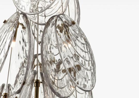 Подвесной светильник модель Mussels 12 Suspension Lamp от фабрики Bomma