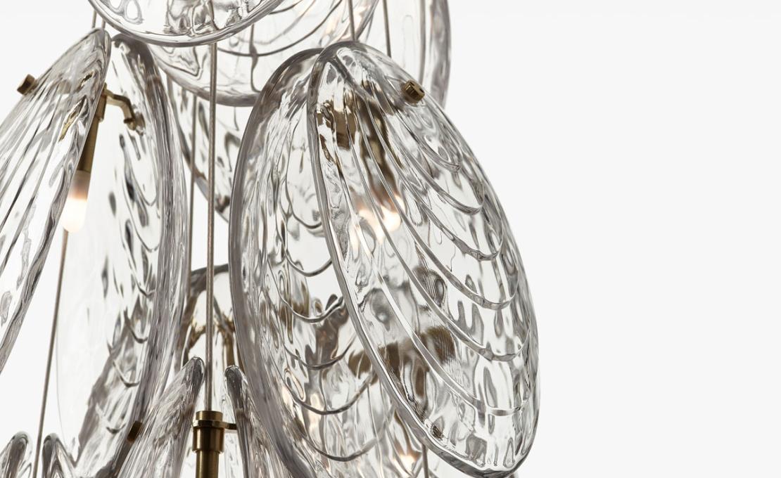 Подвесной светильник модель Mussels 12 Suspension Lamp от фабрики Bomma