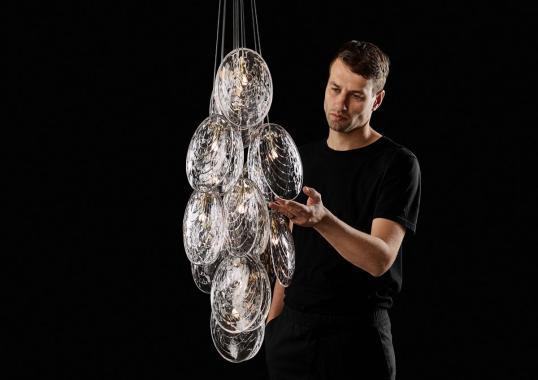 Подвесной светильник модель Mussels 12 Suspension Lamp от фабрики Bomma