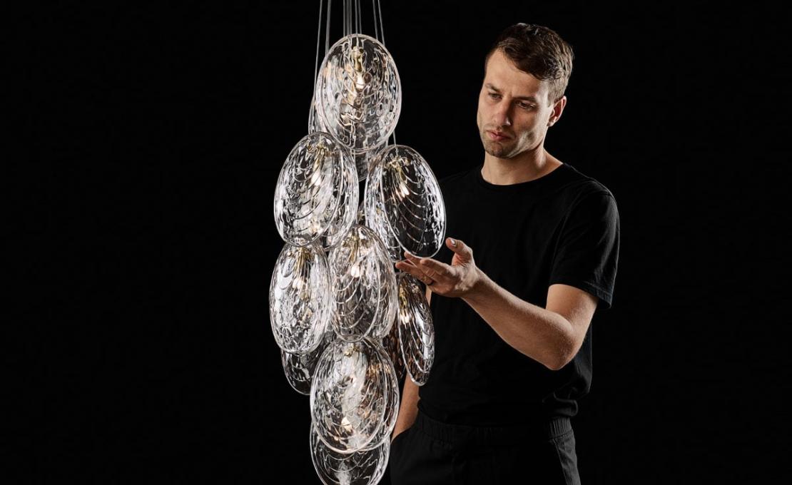Подвесной светильник модель Mussels 12 Suspension Lamp от фабрики Bomma