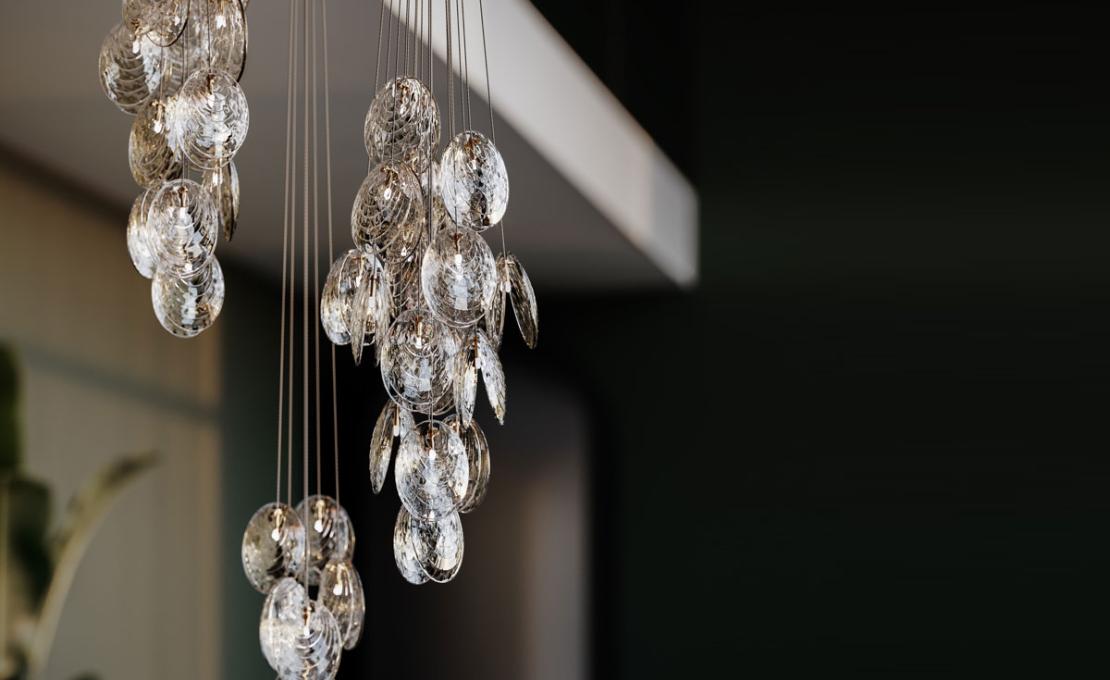 Подвесной светильник модель Mussels 12 Suspension Lamp от фабрики Bomma