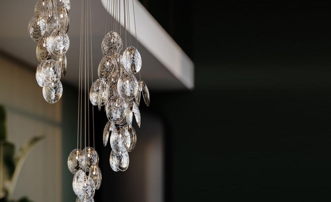 Подвесной светильник модель Mussels 12 Suspension Lamp от фабрики Bomma