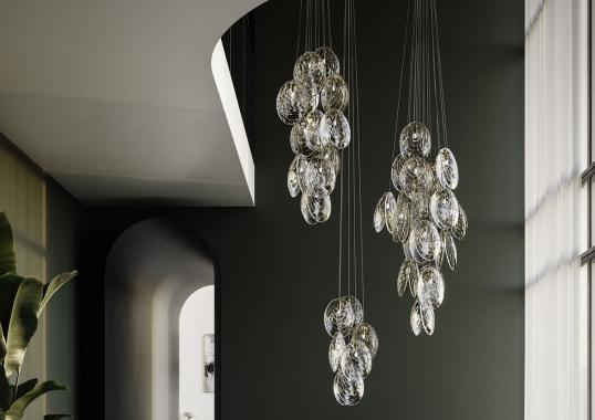 Подвесной светильник модель Mussels 12 Suspension Lamp от фабрики Bomma