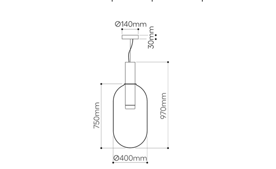 Подвесной светильник модель Phenomena Capsule - Suspension Lamp от фабрики Bomma