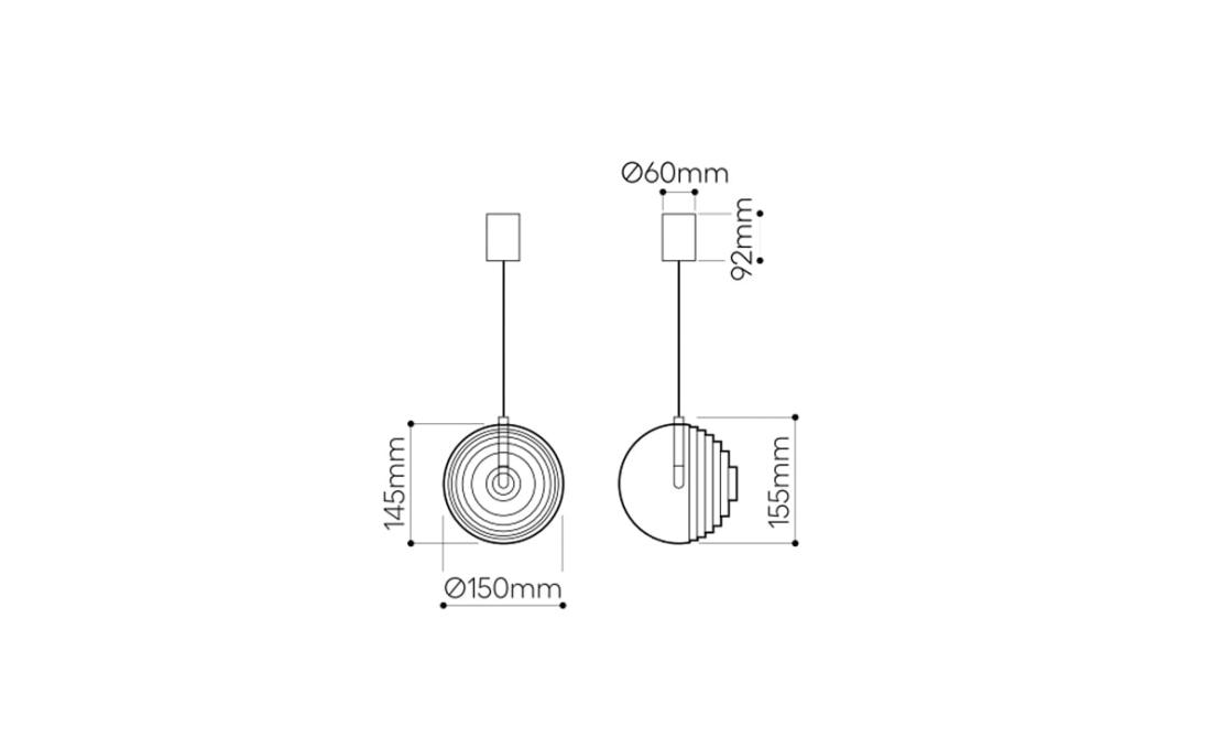 Подвесной светильник модель Bright Star - Pendant Lamp - Large от фабрики Bomma