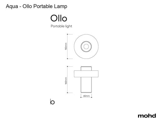 Настольная лампа Ollo Portable Lamp от Bomma image 1