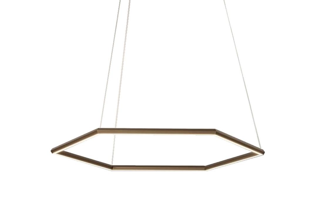 Подвесной светильник модель Poly Esagono 9610 Suspension Lamp от фабрики Olev Lighting