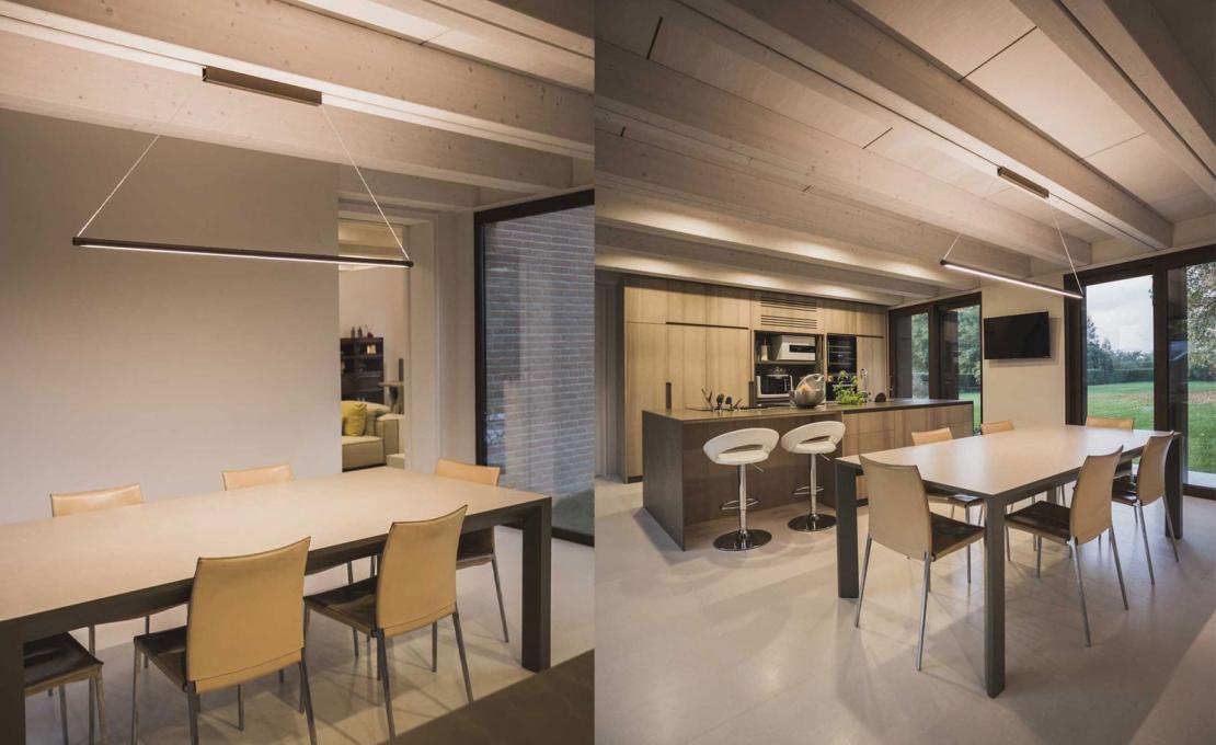 Подвесной светильник модель Poly Linear Suspension Lamp от фабрики Olev Lighting