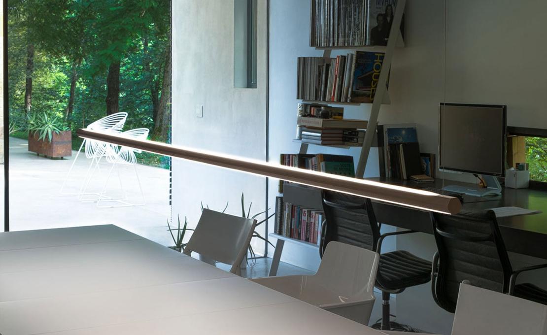 Подвесной светильник модель Poly Linear Suspension Lamp от фабрики Olev Lighting